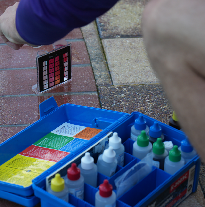 Pool chemical testing